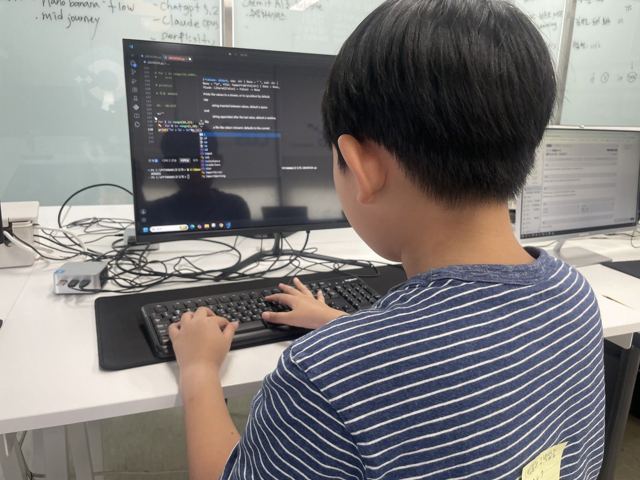 코딩AI학원 수업 모습 8